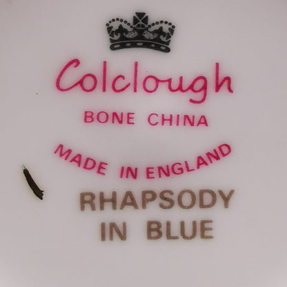 Colclough Rhapsody in Blue Milk Jug Bone China Mug 8683