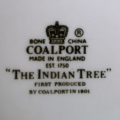 Coalport Bone China Mark Indian Tree