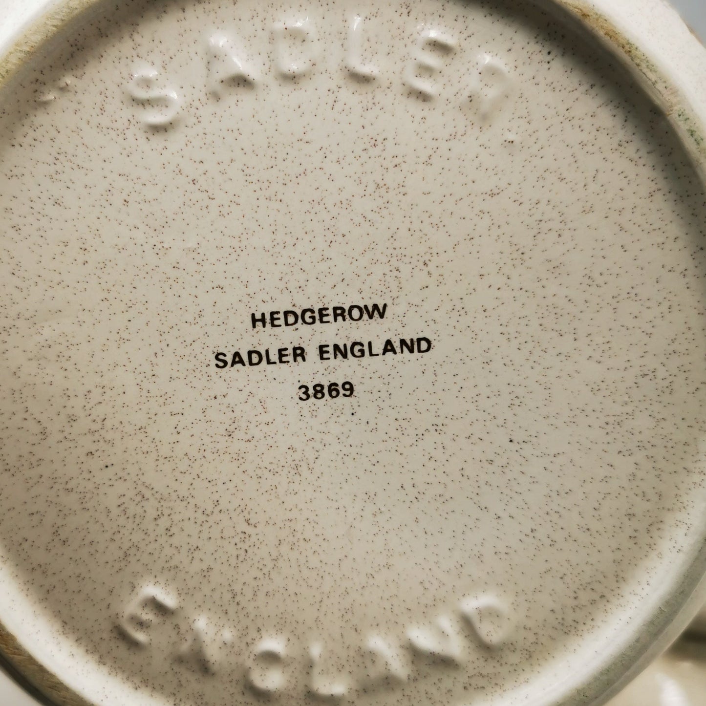 Vintage James Sadler 'Hedgerow' China Teapot
