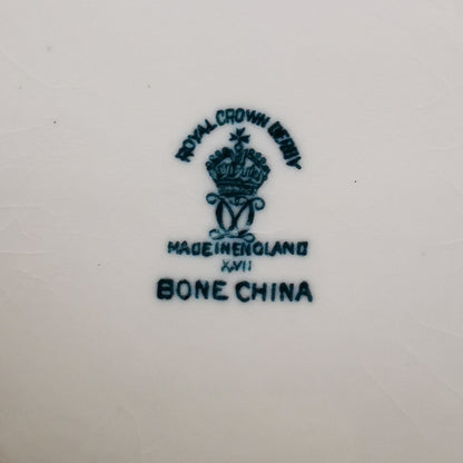 Royal Crown Derby China Blue Aves A1309 Lidded Tureen 1954