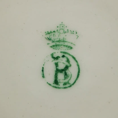 Samuel Radford 943 Green and White China Sugar Bowl