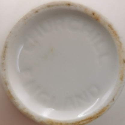 Churchill Blue Willow Blue And White China Mid-Century Teacup