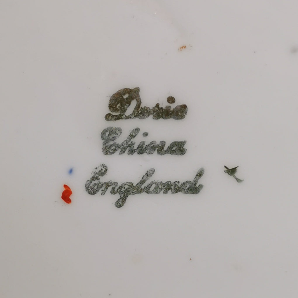 Doric China Co Richmond Cobalt Imari China Cake Plate