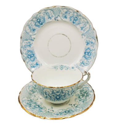 Antique Bridgwoods China Argyle Teacup Saucer and Side Plate