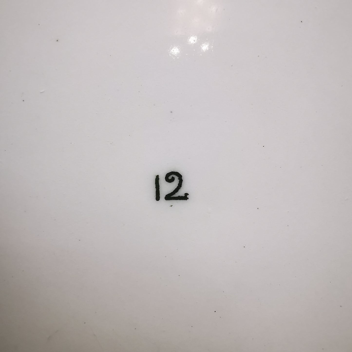 Antique Sampson Bridgwood Grecian Blue and White China Dinner Plate