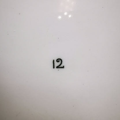 Antique Sampson Bridgwood Grecian Blue and White China Dinner Plate