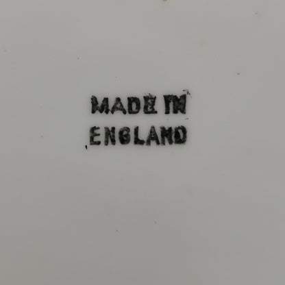 English Floral China Teacup Saucer & Side Plate