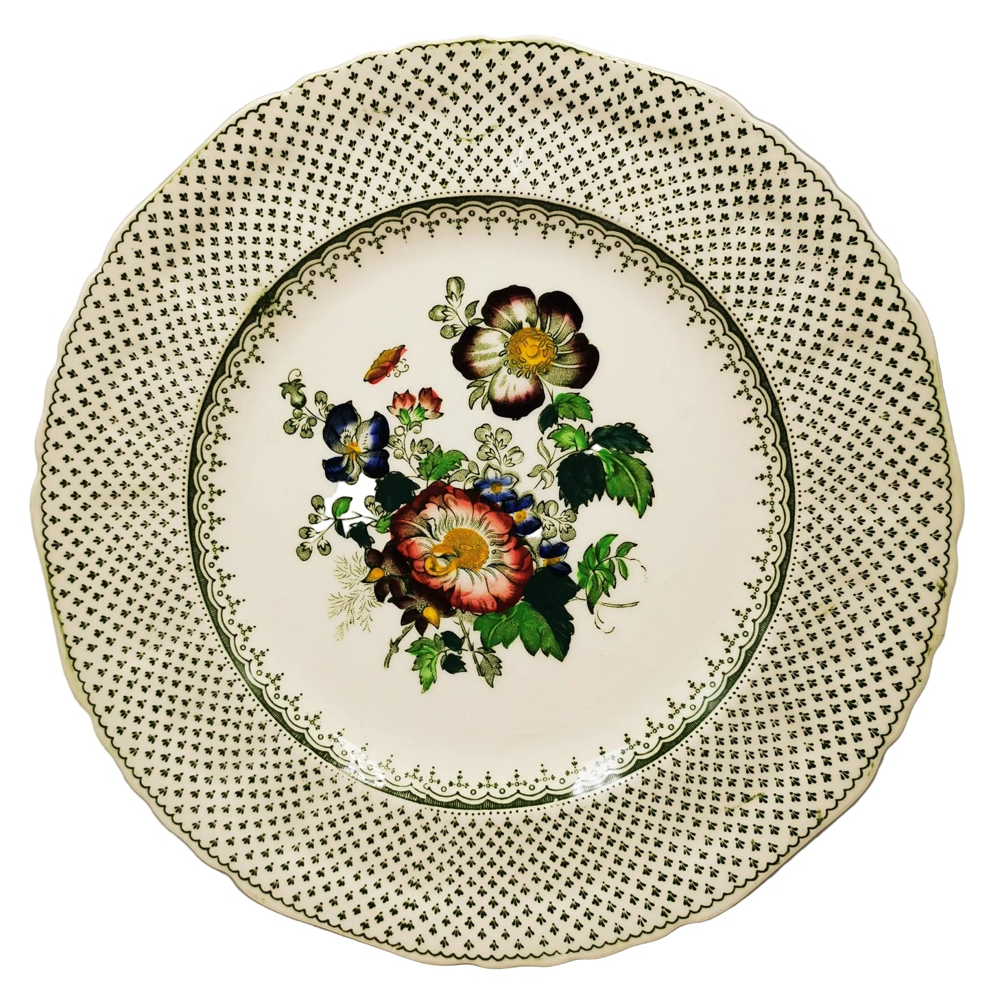 Masons Paynsley Green Ironstone China Dinner Plate