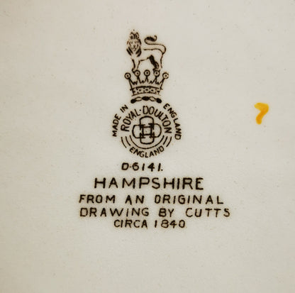 Royal Doulton Hampshire Pattern D6141 Dinner Plate