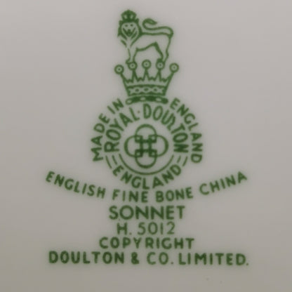 Royal Doulton Sonnet China H5012 Small Teapot