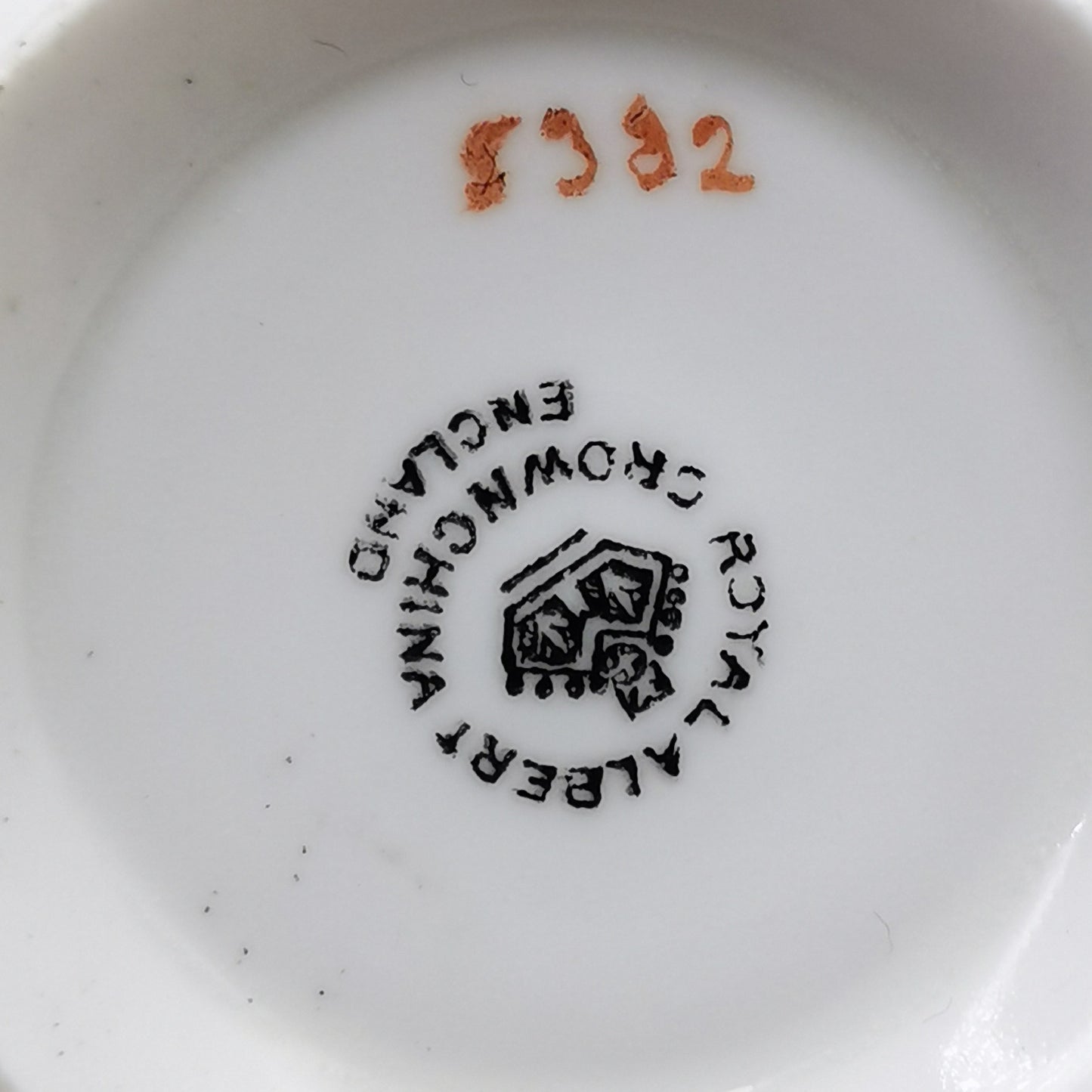 Vintage Royal Albert Crown China 5382 Teacup Saucer and Side Plate Trio