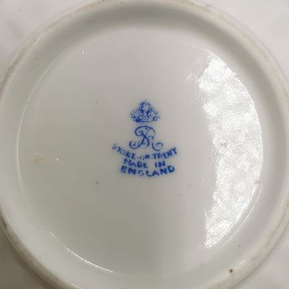 Samuel Radford Blue and White Willow Porcelain China Large Sugar Bowl