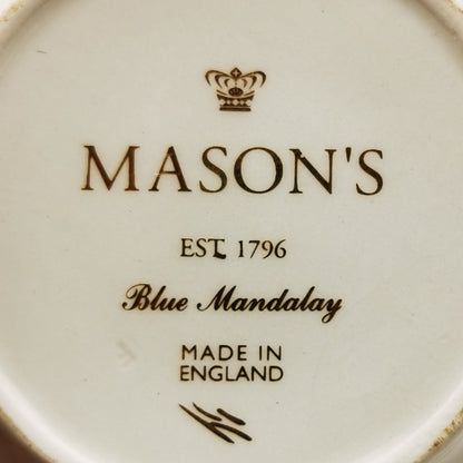 Modern Masons Mandalay blue Ironstone China Breakfast Cup