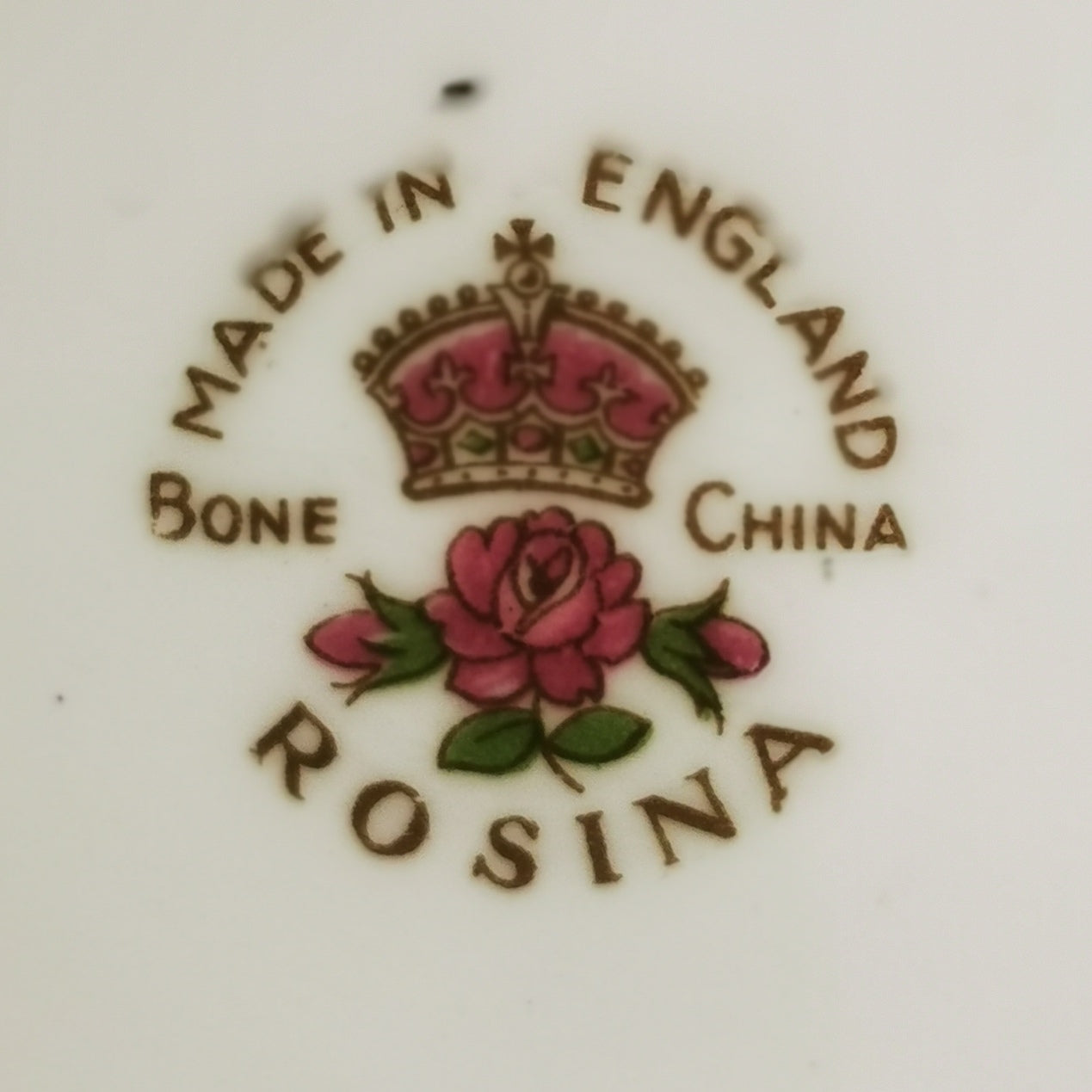 Rosina China Company Floral Square Cake Plate