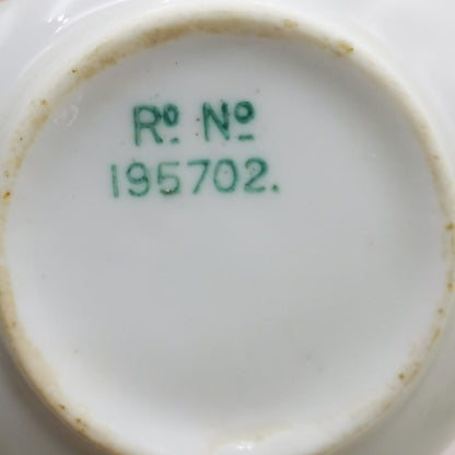 Antique Mintons Floral Porcelain China Teacup, Saucer & Side Plate Trio Rd No 195702