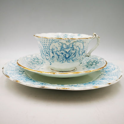 Antique Bridgwoods China Argyle Teacup Saucer and Side Plate