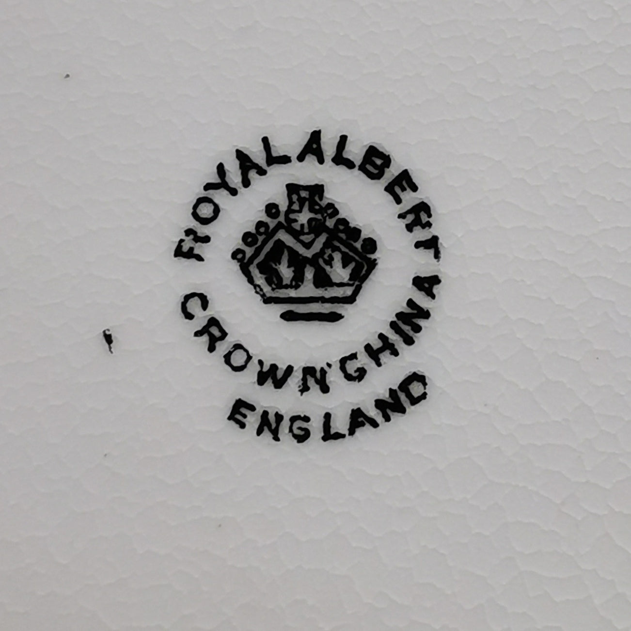 Vintage Royal Albert Crown China 5382 Teacup Saucer and Side Plate Trio