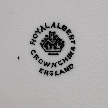 Vintage Royal Albert Crown China 5382 Teacup Saucer and Side Plate Trio