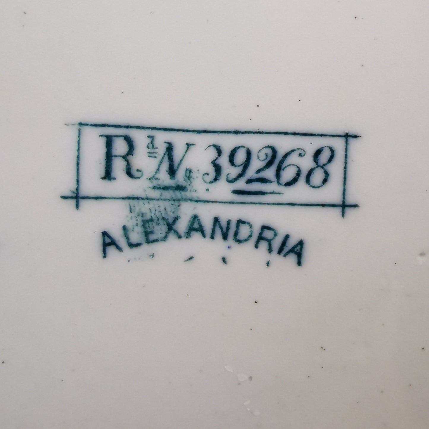 Wallis Gimson & Co Alexandria Antique Blue and White China Platter Set 1885