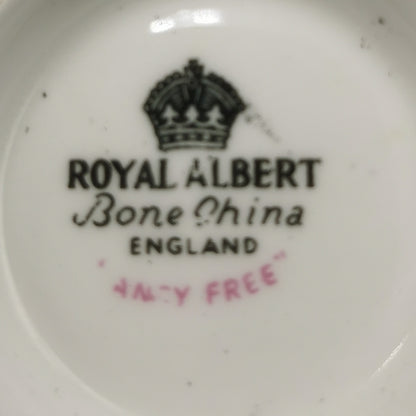 Royal Albert China Fancy Free Teacup Saucer and Side Plate