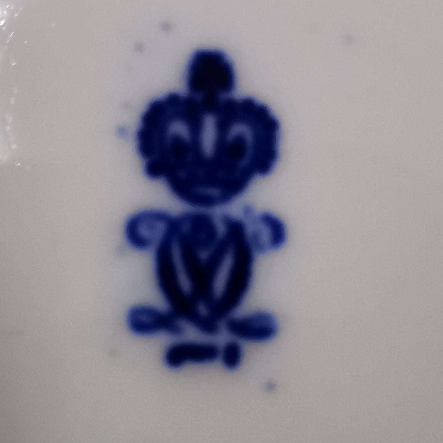 Royal Crown Derby China Blue Carnation Teacup, Saucer and Side Plate