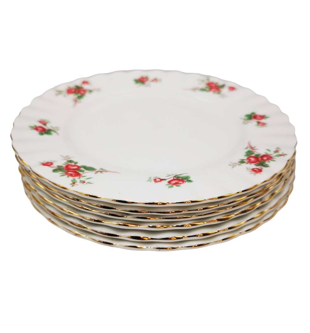 Richmond Bone China Rose Time pattern side or tea plate.