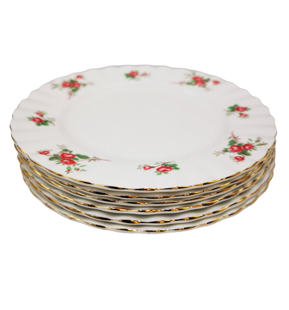 Richmond Bone China Rose Time pattern side or tea plate.