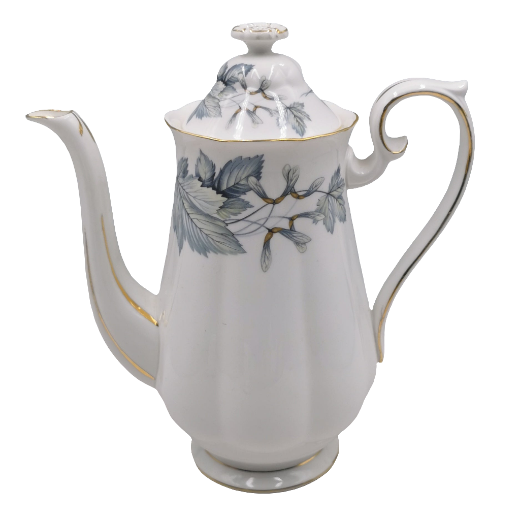 Royal Albert Silver Maple Bone China Coffee Po