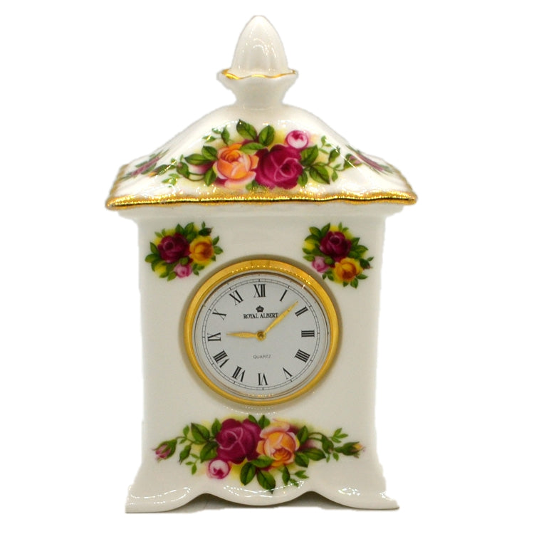 Royal Albert Old Country Roses 4.5-inch Mantle Clock
