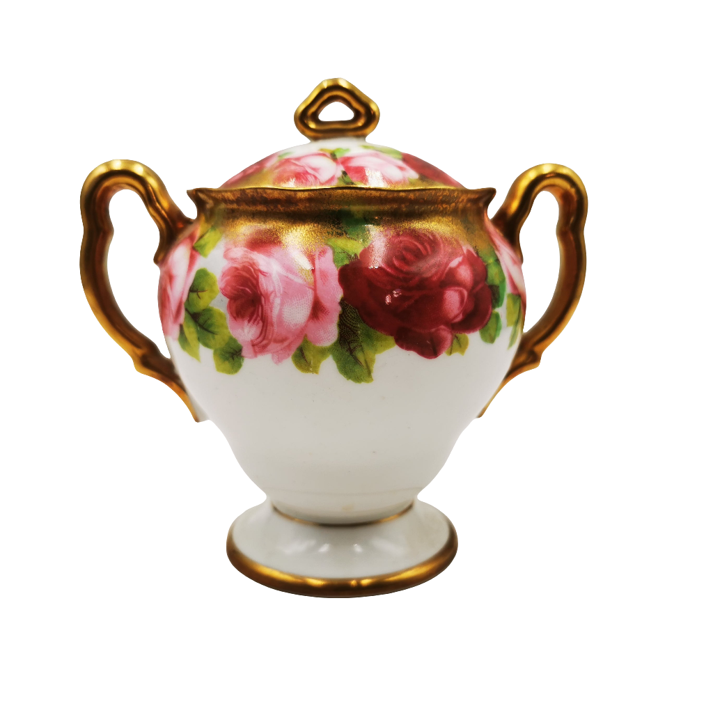 Royal Albert Old English Rose China Coffee Set