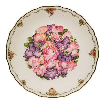 Royal Albert China The Queen Mother's Favourite Flowers Complete 9 Plate Set