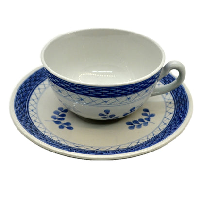 Royal Copenhagen's Aluminia Faience (Denmark)Blue and White China Teacup