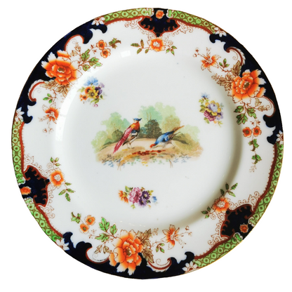 Antique Royal Doulton China Temple E4902 Teacup, Saucer & Side Plate trio