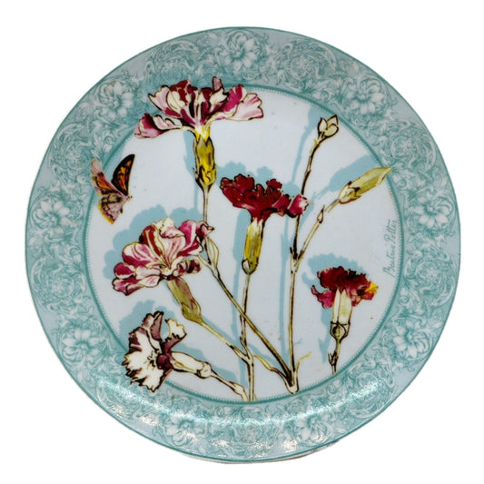 Royal Worcester China Beatrix Potter Carnations Wall Plate