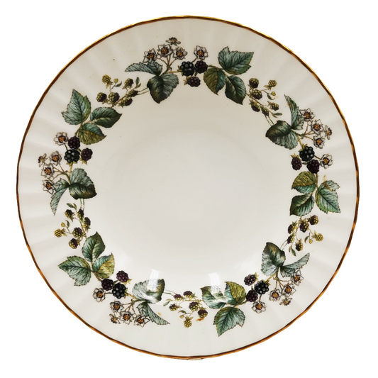 Royal Worcester China Lavinia 9-1/8th-inch Rimmed Soup Bowl