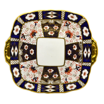 Antique Thomas Poole Royal Stafford 5051 Imari Cake Plate