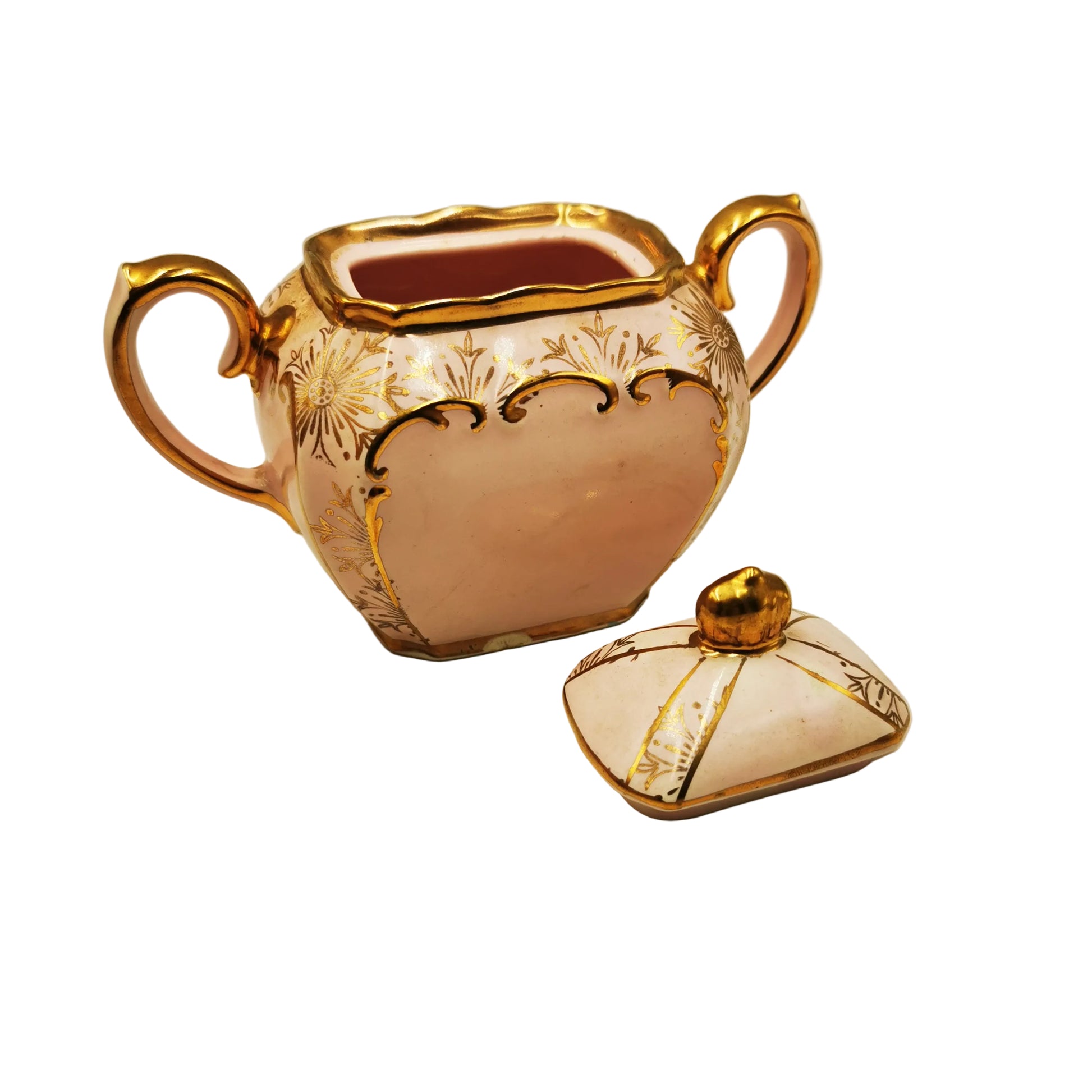sadler-2085-pink-teapot-sugar-bowl