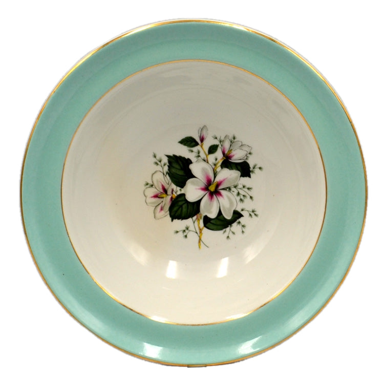 Vintage Ridgway China Saraband 6-inch Small Rimmed Dessert Bowl