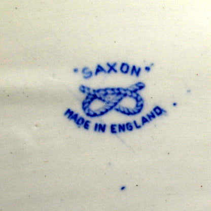 Wood & Sons Saxon Blue and White China Platter