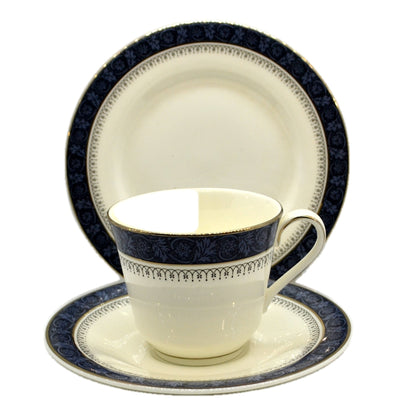 Royal Doulton China Sherbrooke H 5009 Teacup, Saucer and Side Plate Trio