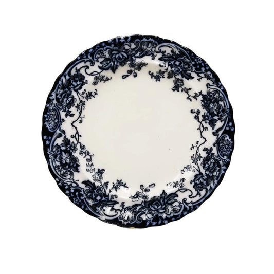 Keeling & Co Antique Blue and White Chatsworth China 7.5-inch Side Plate