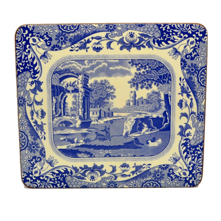 Six Spode Italian Blue and White Place Mats