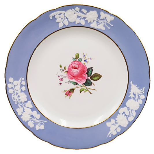 Spode Maritime Rose Blue 10.75-inch Dinner Plate