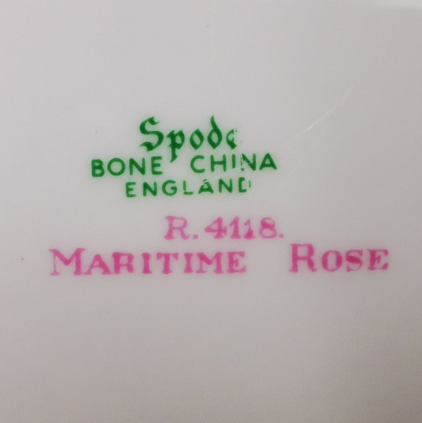 Spode Maritime Rose Blue 10.75-inch Dinner Plate