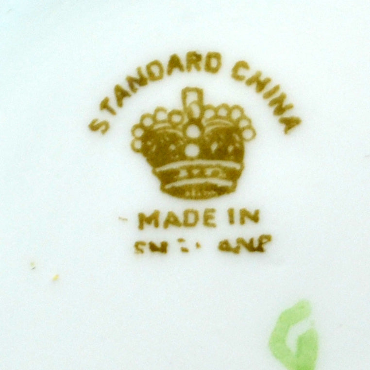 Antique Chapmans Standard China Art Deco Floral Sugar Bowl