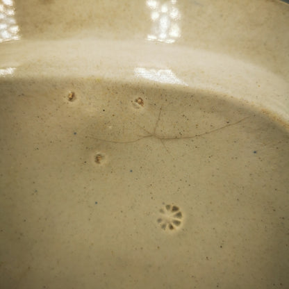 Antique-Staffordshire-Blue-and-White-China-Willow-13-inch-Platter-Dish