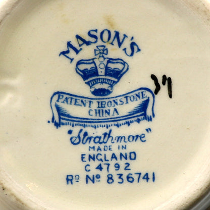 Masons Ironstone China Strathmore C4792 Sugar Bowl