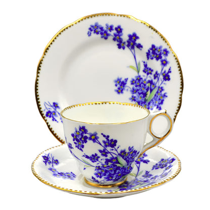 vintage royal stafford china forget-me-nots