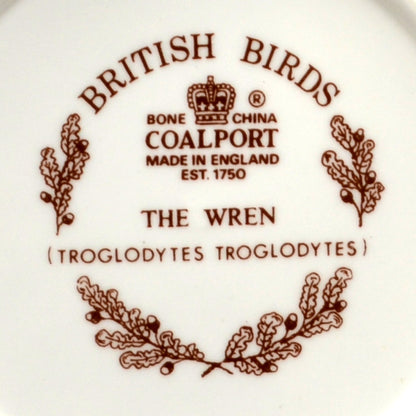 Coalport Bone China British Bird Collection -The Wren - Pin Dish