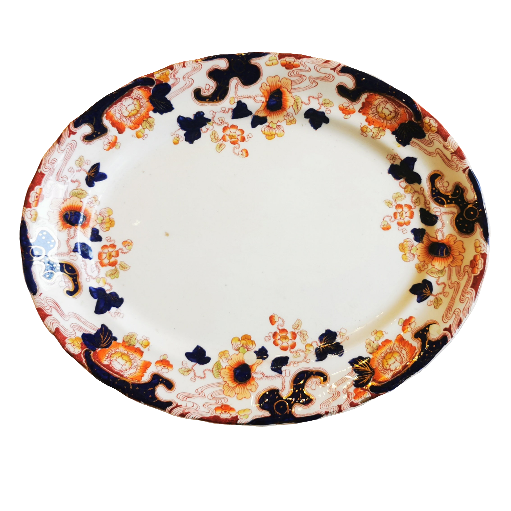 Antique Keeling & Co Tokio Full Colour Pattern 1405 10.5-inch Platter